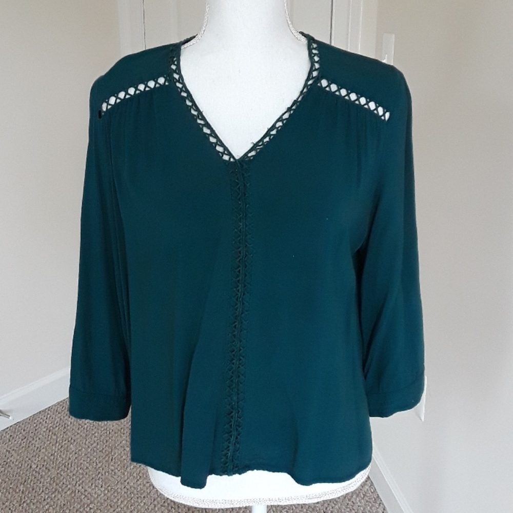 Wesson Crochet Detail Top